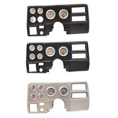 Classic Dash 6-Gauge Kit With 3-3/8" And 2-1/16" AutoMeter Ultra-Lite Electric Gauges For A/C GMC Truck/Chevrolet C10 1973-1983