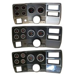 Classic Dash 6-Gauge Kit With 3-3/8" And 2-1/16" AutoMeter Sport Comp Mechanical Gauges For A/C GMC Truck/Chevrolet C10 1984-1987