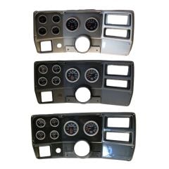 Classic Dash 6-Gauge Kit With 3-3/8" And 2-1/16" AutoMeter Sport Comp II Electrical Gauges For A/C GMC Truck/Chevrolet C10 1984-1987