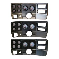 Classic Dash 6-Gauge Kit With 3-3/8" And 2-1/16" AutoMeter Phantom Mechanical Gauges For A/C GMC Truck/Chevrolet C10 1984-1987