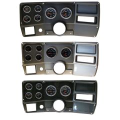 Classic Dash 6-Gauge Kit With 3-3/8" And 2-1/16" AutoMeter Cobalt Mechanical Gauges Without A/C GMC Truck/Chevrolet C10 1984-1987