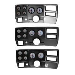 Classic Dash 6-Gauge Kit With 3-3/8" And 2-1/16" AutoMeter Phantom II Electric Gauges Without A/C GMC Truck/Chevrolet C10 1984-1987