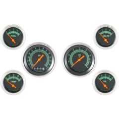 Classic Instruments 6-Gauge Set G-Stock Series With 4-5/8" Speedo/Tach And 2-5/8" Gauges