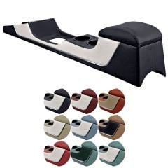 TMI Center Console With Chrome Trim Full Length Deluxe Two-Tone With A/C Coupe/Fastback Mustang 1965-1966