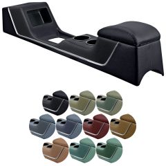 TMI Center Console Two-Tone with Chrome Trim Full Length Deluxe Without Air Conditioning Coupe/Fastback Mustang 1967-1968