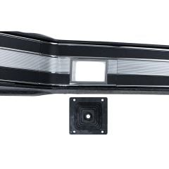 Center Console Assembly w/ Manual Trans w/o Air Con Coupe/Fastback Mustang 1965