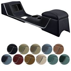 TMI Center Console Deluxe Full-Length Two-Tone With Chrome Trim With Factory Air-Conditioning Convertible Mustang 1967-1968