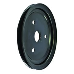 CJ Classic Trucks Single Groove Crankshaft Pulley Steel Black For Long Water Pump Small Block Chevrolet 1969-1987