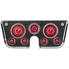 Classic Instruments Gauge Red Steelie V8 Set Chevrolet C10 1967-1972