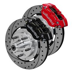 Wilwood Front Disc Brake Kit Dynapro 4-Piston 12.19" Mustang V8 Spindles 1965-1966/1967-1969