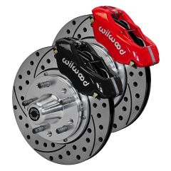 Wilwood Front Disc Brake Kit Dynalite 4-Piston 11" Mustang V8 1970-1973