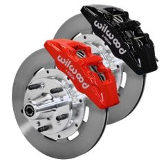 Wilwood Front Disc Brake Kit Dynapro 6-Piston With Plain Rotors Mustang V8 1970-1973