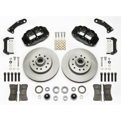 Wilwood Front Disc Brake Kit Superlite 6R With Black Calipers Chevrolet C10 1960-1963