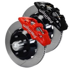 Wilwood Front Disc Big Brake Kit AERO6 With 14" Slotted Rotors For CPP/Ridetech Drop Spindles Chevrolet C10 1963-1987