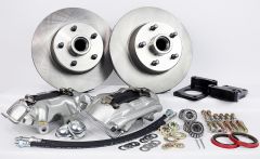 Master Power Front Disc Brake Conversion Kit Legend Series With Plain Rotors Mustang V8 1965-1966/All 1967-1969