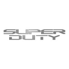 Grille Lettering Insert Silver 'Super Duty' Set F-250/F-350 2008-2016