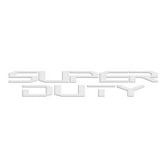 Grille Lettering Insert White 'Super Duty' Set F-250/F-350 2017-2019