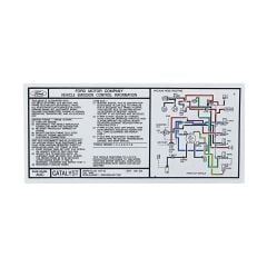 Emission Decal 5.0 At Mustang 1984-1984