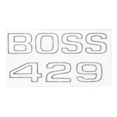 Decal Fender Boss 429 Black Mustang 1969-1970