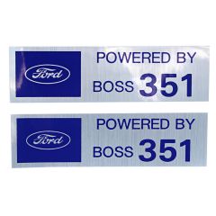 Powered By Boss 351 Decals