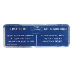 Climatiseur Air Conditioning Charge Mustang 1979-1981