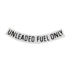 Jim Osborn Reproductions Unleaded Fuel 3" Black Mustang 1979-1993