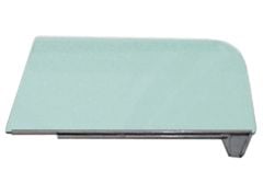 Door Glass Green Tinted With Channel Driver Side Chevrolet C10 1967-1972