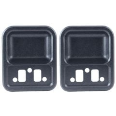 Door Panel Cups Black Pair F-100 1968-1972
