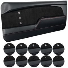 TMI Door Panel Sport XR Series Black Pair Mustang 1967-1968