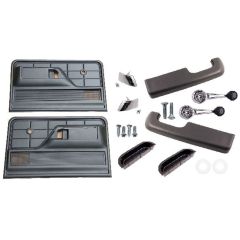 Interior Door Black Kit F-100 1973-1979