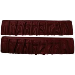 TMI Door Panel Map Pocket Canyon Red Vinyl Pair Mustang 1981-1986