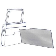 Door Panel Brown Pair F-100 1951-1952