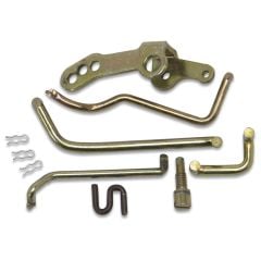 Edelbrock Replacement Performer Series Carburetor Linkage Kit in Gold Finish