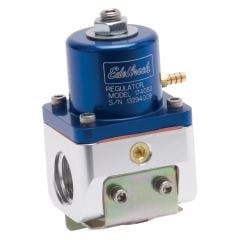 Edelbrock Carbureted Adjustable Bypass Fuel Pressure Regulator 180 GPH Blue