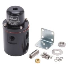 Edelbrock Carbureted Adjustable Non-Bypass Fuel Pressure Regulator Black 160 GPH
