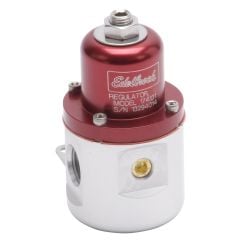 Edelbrock Carburetor Adjustable Bypass Fuel Pressure Regulator Red