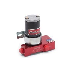 Edelbrock Electric Fuel Pump 160 GPH Red Anodized Finish Engraved Carbureted