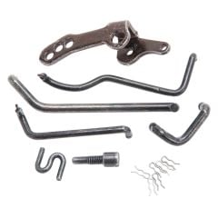 Edelbrock Replacement Thunder AVS Carburetor Linkage Kit in Black Finish