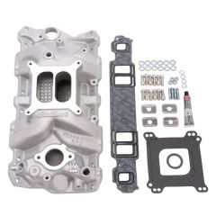Edelbrock Chevrolet SBC RPM Manifold With Gaskets/Bolts/Studs/RTV