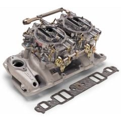 Edelbrock DUAL QUAD KIT PERFORMER RPM AIR GAP BBC OVAL PORT