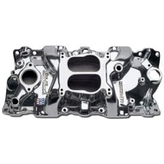Edelbrock Performer Intake Manifold for 1955-86 Small-Block Chevy Polished Finish