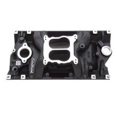 Edelbrock Performer Intake Manifold for Small-Block Chevy w/ Vortec Heads Black Finish