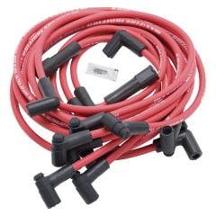 Edelbrock Spark Plug Wire Set Max-Fire HEI 50 Ohm Resistance Red Small Block Chevrolet V8 1978-1986