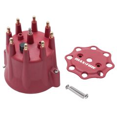 Edelbrock Max-Fire Points Style Distributor Cap and Retainer for GM V8