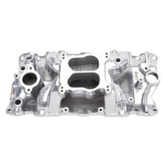 Edelbrock Performer Air-Gap Intake Manifold for 1955-1986 Small Block Chevy Polished Finish