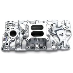 Edelbrock Intake Manifold Performer EPS Polished Finish Small Block Chevrolet 1955-1986