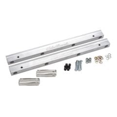 Edelbrock Pro-Flo Clear Anodized -6 AN Fuel Rail Kit For Big Block Ford Victor 460 EFI Intake Manifold