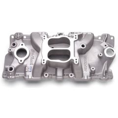 Edelbrock Intake Manifold Performer EGR Single Carb Dual Plane Small Block Chevy Pre-1987