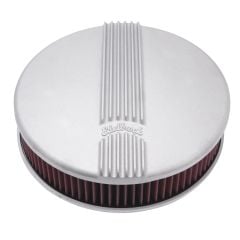 Edelbrock Classic Series Satin Round Air Cleaner with 3” Element for Single 4-Barrel Carb
