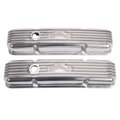 Edelbrock Classic Series Valve Cover Polished Pair for Chevy 262-400 V8 1959-1986